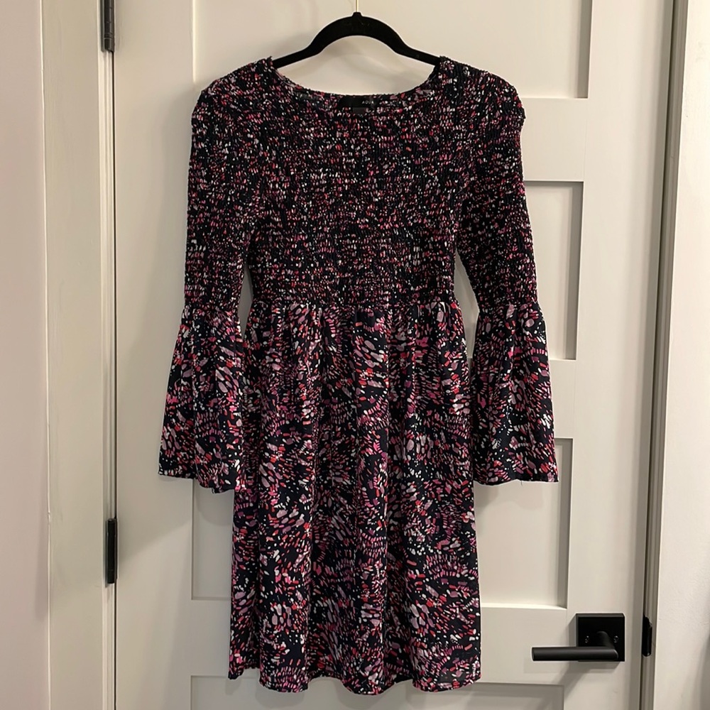 Long sleeve Aqua dress